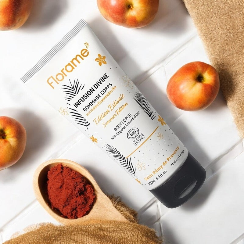 Florame - Gommage corps BIO abricot & rhyolite 200ml