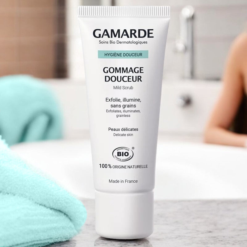 Gamarde - Sanftes Peeling BIO - exfoliert, hellt auf, ohne Körner - 40g