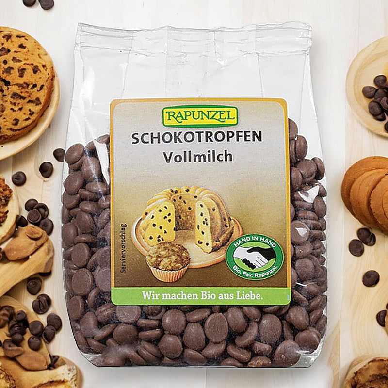 Gouttes de chocolat au lait BIO