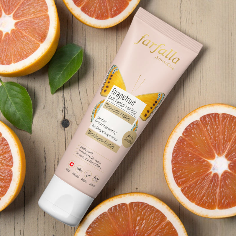 Farfalla - Gesichtspeeling Grapefruit BIO 50ml