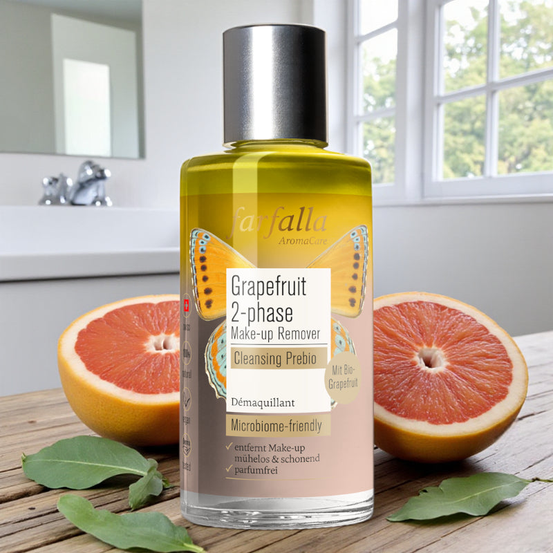 Farfalla - Démaquillant biphase pamplemousse BIO 60ml