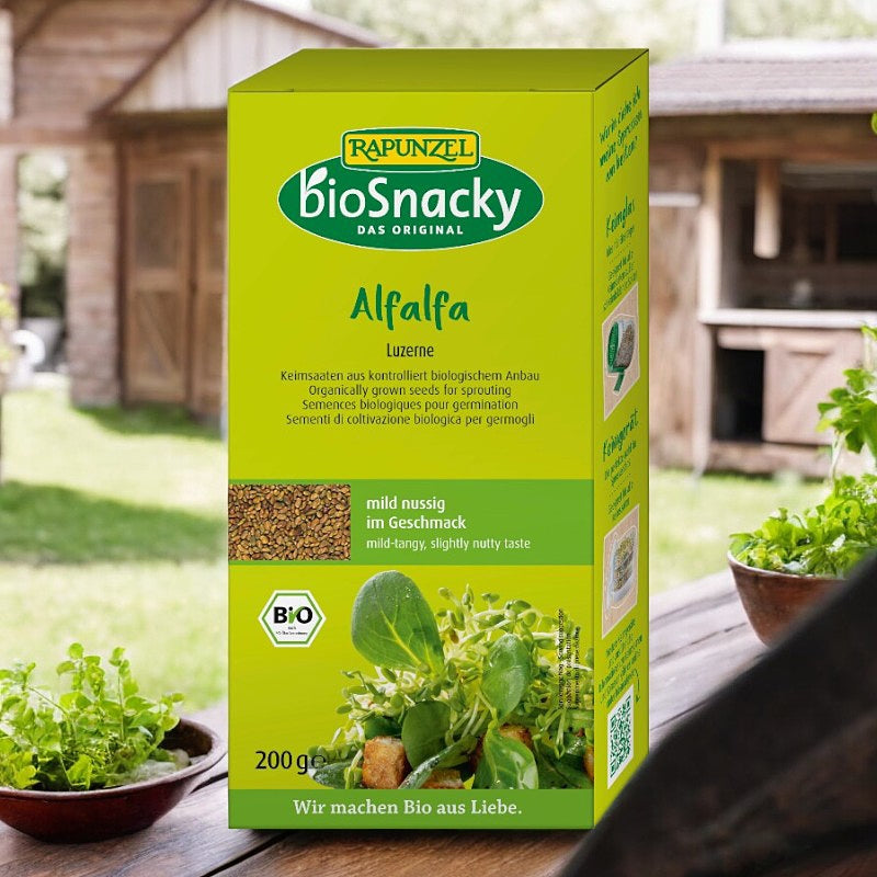 Bio-Luzerne-Keimlinge - 200 g - Rapunzel Bio-Snack