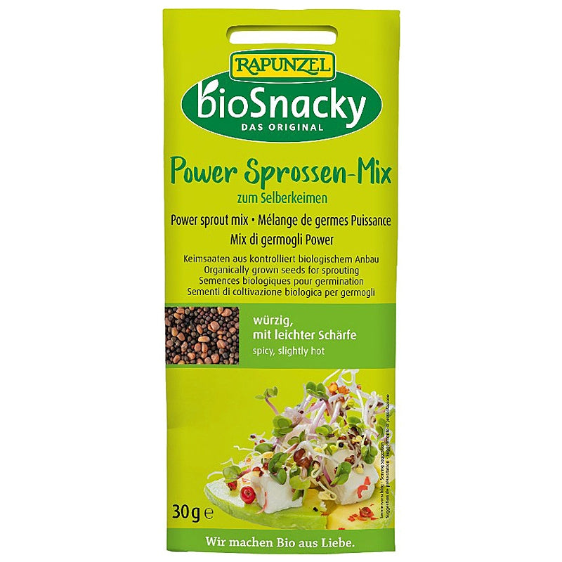 Graines à germer mélange de germes puissance BIO bioSnacky