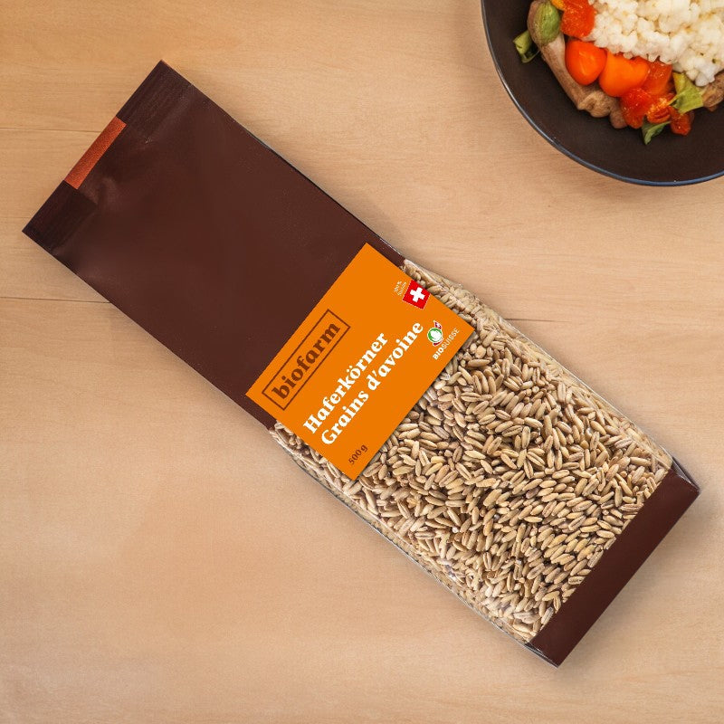 Biofarm - Graines d'avoine suisse BIO 500g