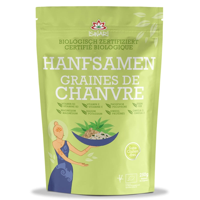 Iswari - Graines de chanvre BIO 250g