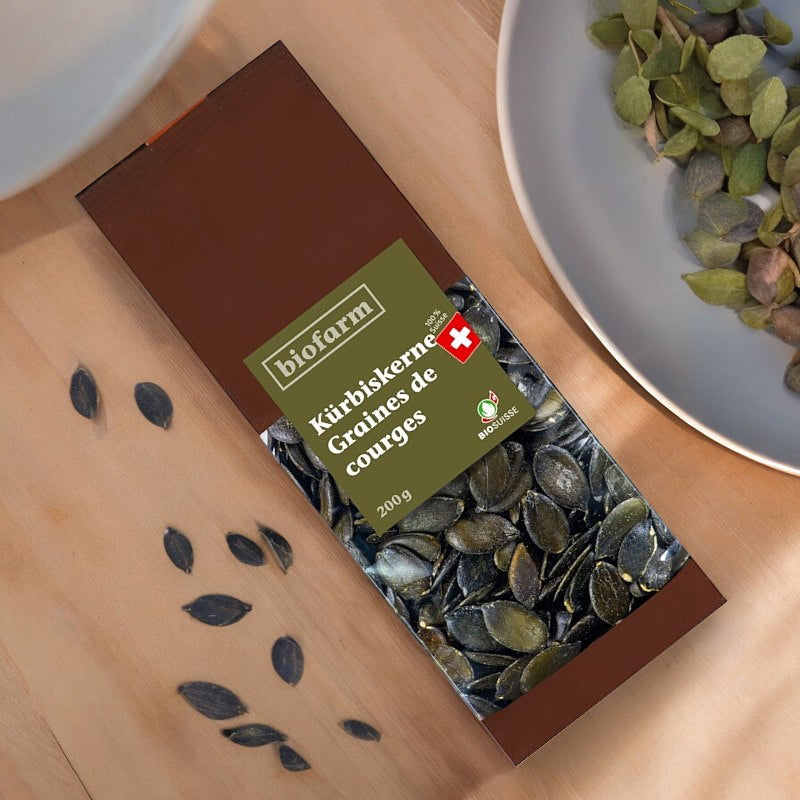Biofarm - Bio-Kürbiskerne aus der Schweiz 200g