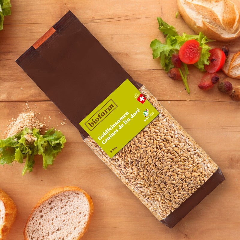 Biofarm - Bio-Goldleinsamen aus der Schweiz 500g