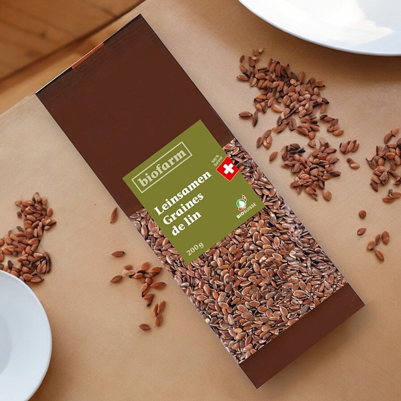 Biofarm - Graines de lin suisse BIO 200g