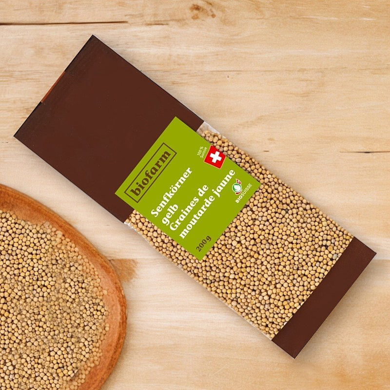 Biofarm - Bio-Schweizer gelbe Senfsaat 200g