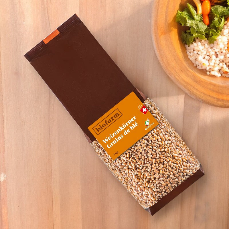 Biofarm - Grains de blé suisses BIO 1kg
