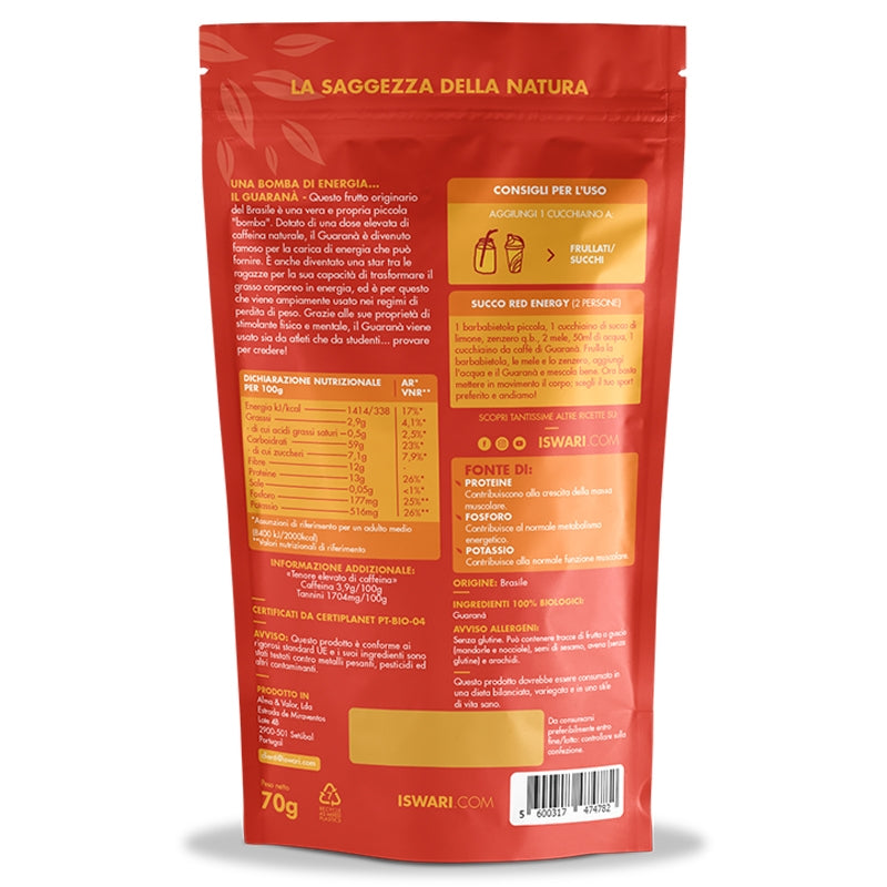 Iswari - Guarana en poudre BIO 70g