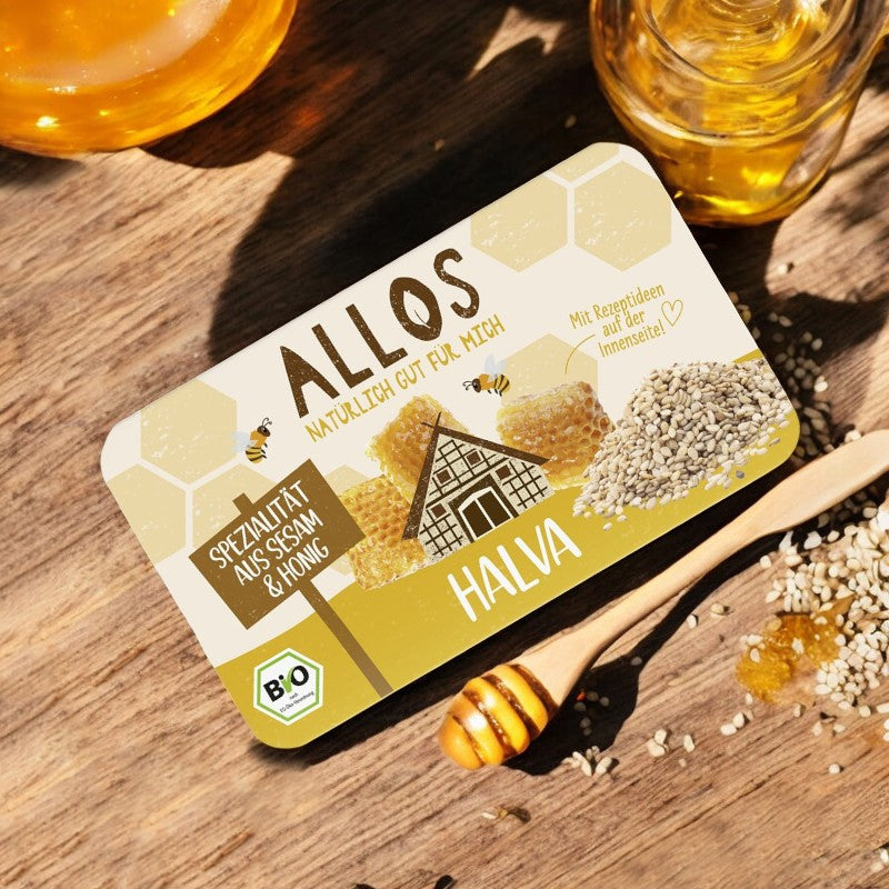 Allos - Halva au sésame & miel BIO 75g
