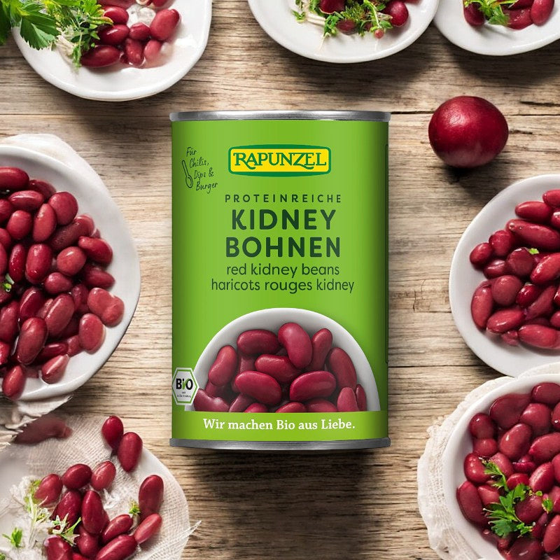 Bio-Kidneybohnen aus der Dose - 400 g - Rapunzel