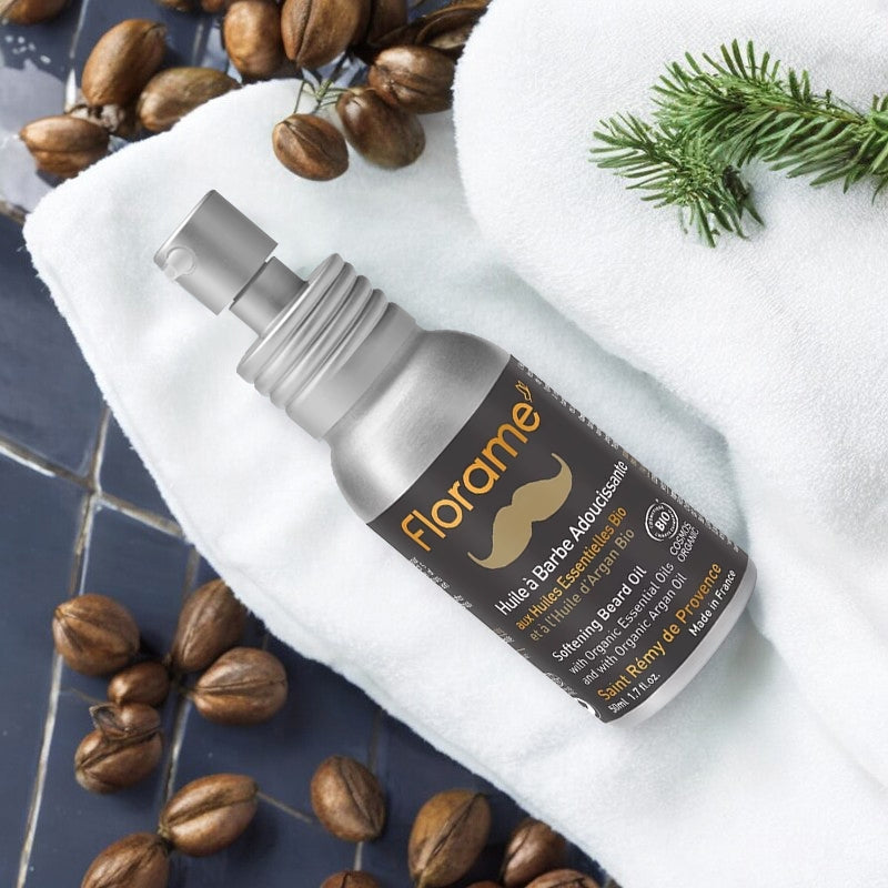 Florame - Bartöl pflegend Zeder & Argan BIO 50ml