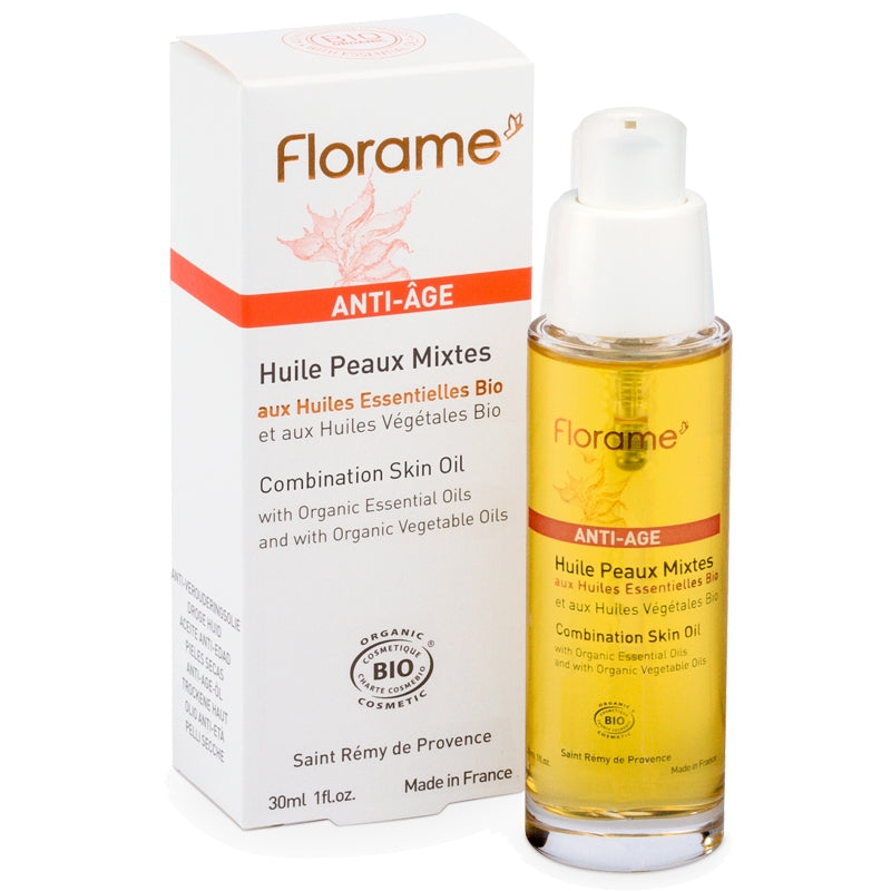 Florame - Huile anti-âge BIO peaux mixtes 30ml