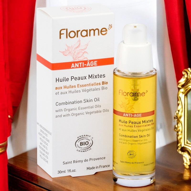Florame - Huile anti-âge BIO peaux mixtes 30ml