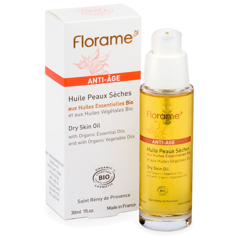 Florame - Huile anti-âge BIO peaux sèches 30ml