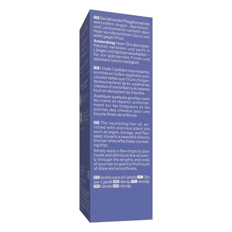 Huile capillaire brillance gloss fleurs de lin des Alpes BIO