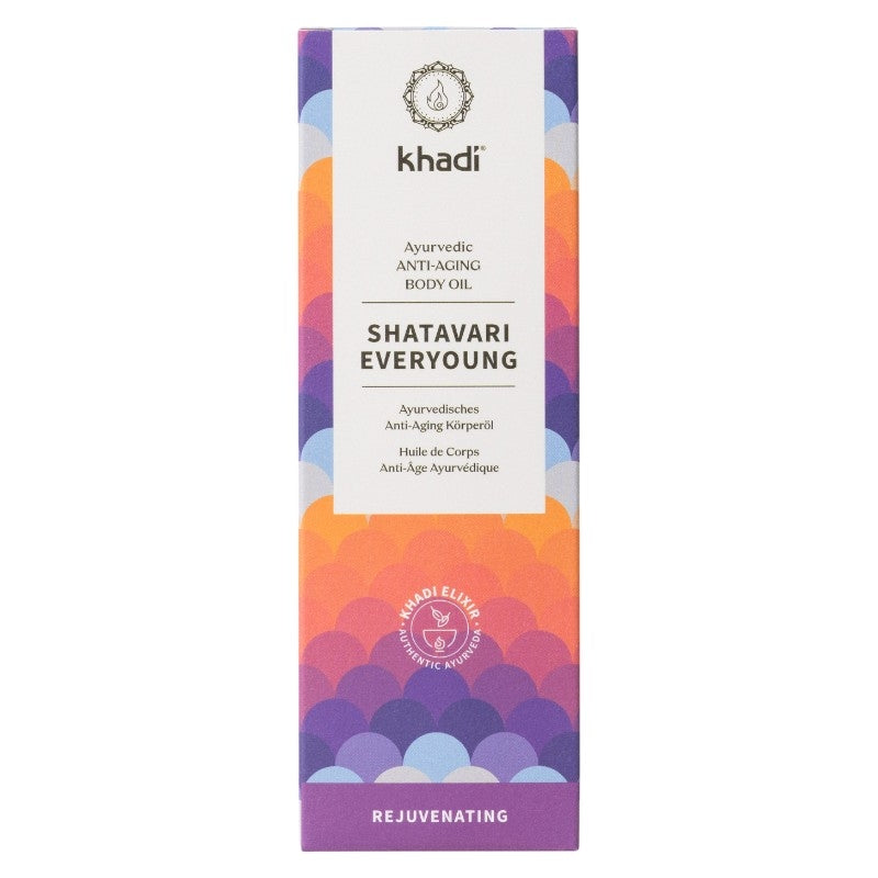 Khadi - Huile corporelle ayurvédique ashwagandha & brahmi 100ml