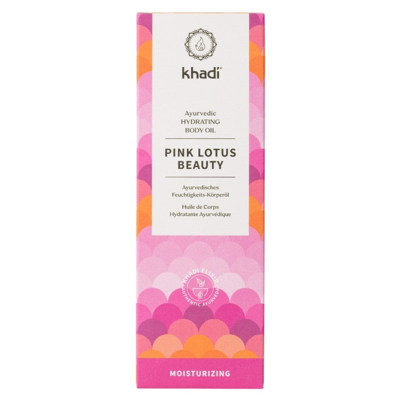 Khadi - Huile corporelle ayurvédique fleurs de lotus & neem 100ml