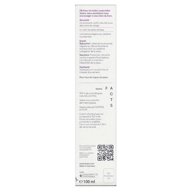 Lavera - Körperöl Bakuchiol & Squalan BIO 100ml