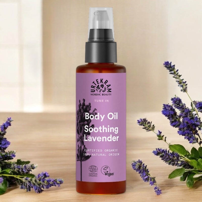 Huile corporelle rééquilibrante BIO - lavande violet