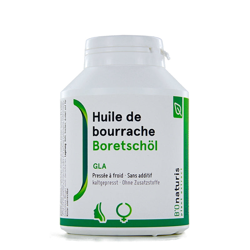 BIOnaturis - Huile de bourrache - 180 capsules