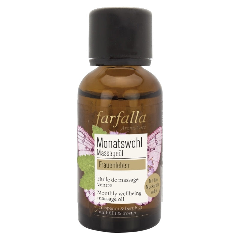 Farfalla - Bauch-Massageöl Muskatellersalbei BIO 30ml