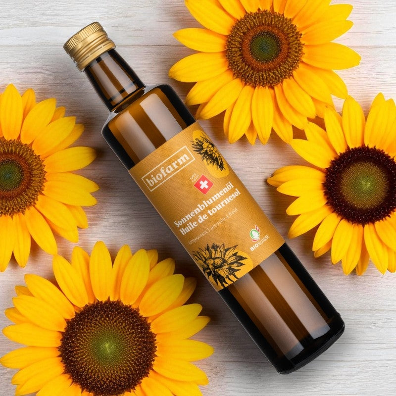 Biofarm - Bio-Sonnenblumenöl aus der Schweiz 500ml