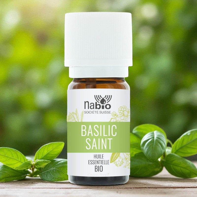 Huile essentielle BIO Basilic saint