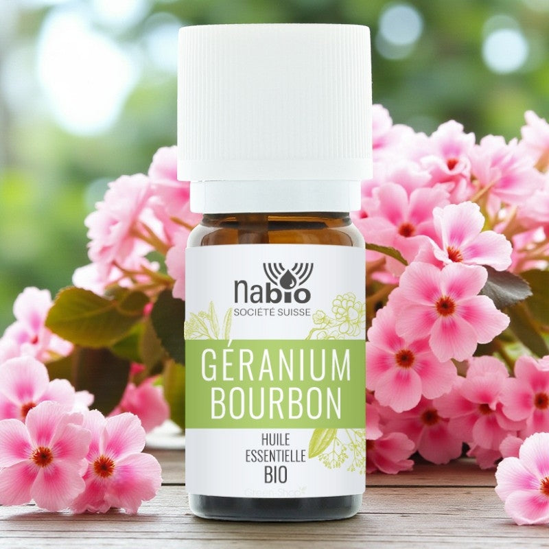 Huile essentielle BIO Géranium bourbon