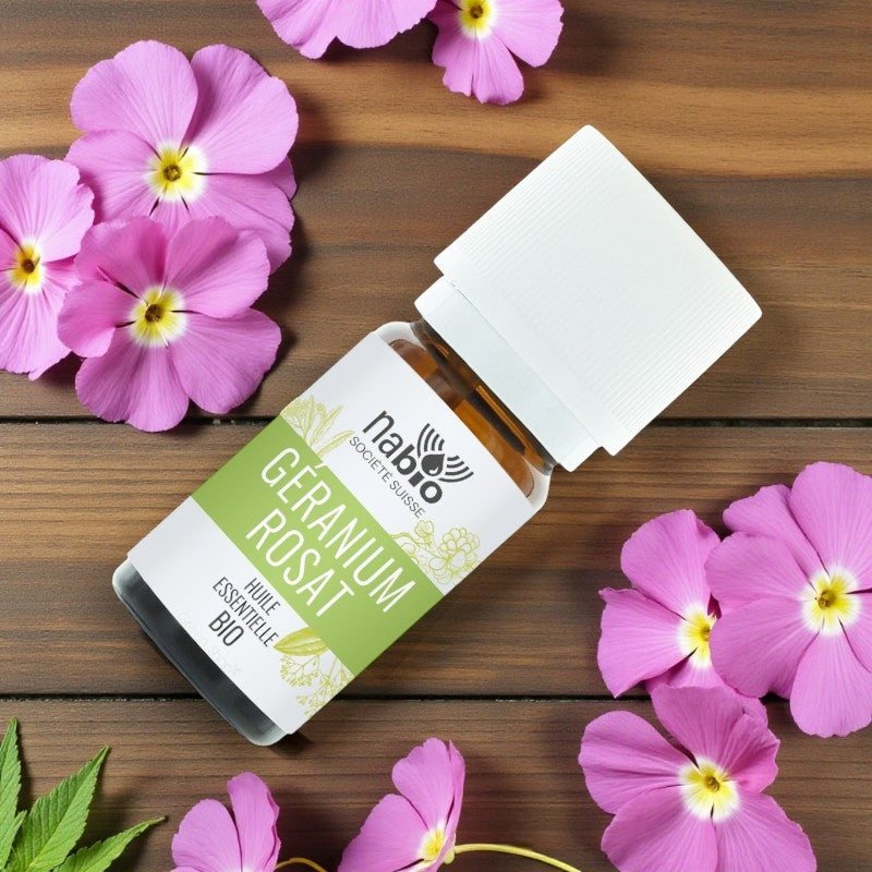 Huile essentielle BIO Géranium rosat