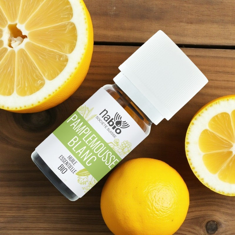 Ätherisches Bio-Öl aus weißer Grapefruit – 10 ml – Nabio