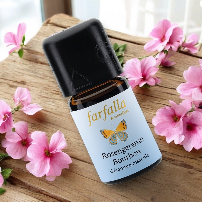 Farfalla - Huile essentielle Géranium rosat BIO 5ml