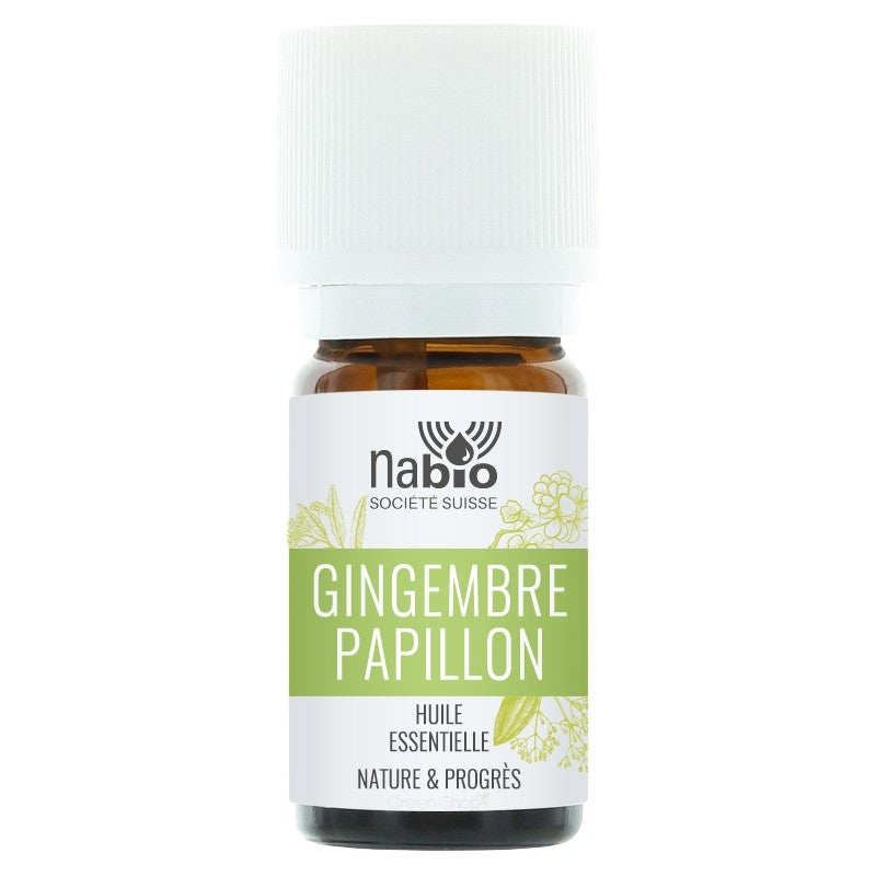 Huile essentielle naturelle Gingembre papillon