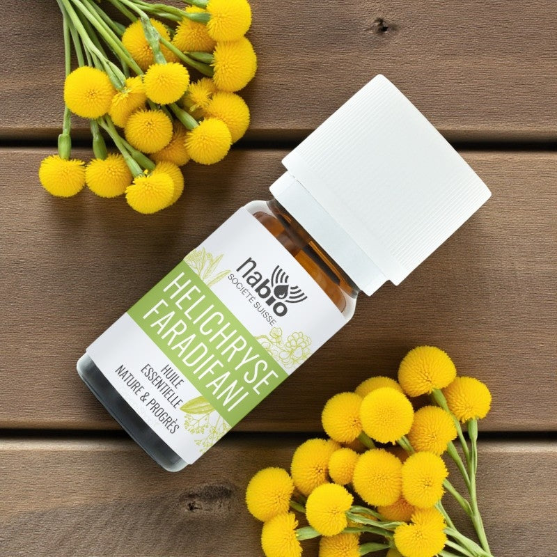 Natürliches ätherisches Helichrysum-faradifani-Öl – 10 ml – Nabio
