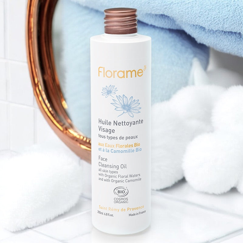 Florame - Huile nettoyante visage BIO camomille 200ml
