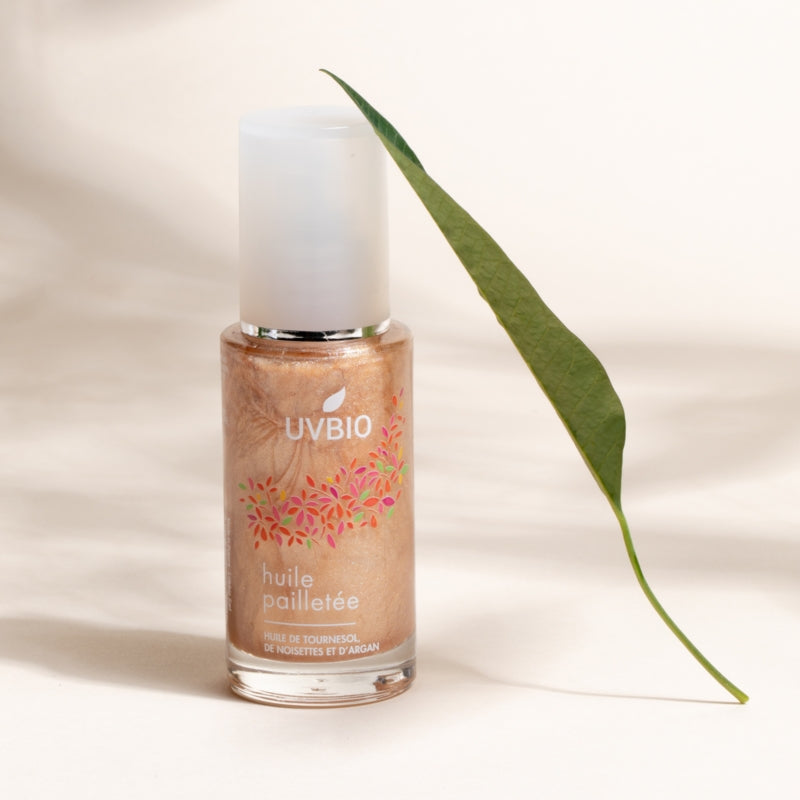 Huile pailletée BIO argan & noisette