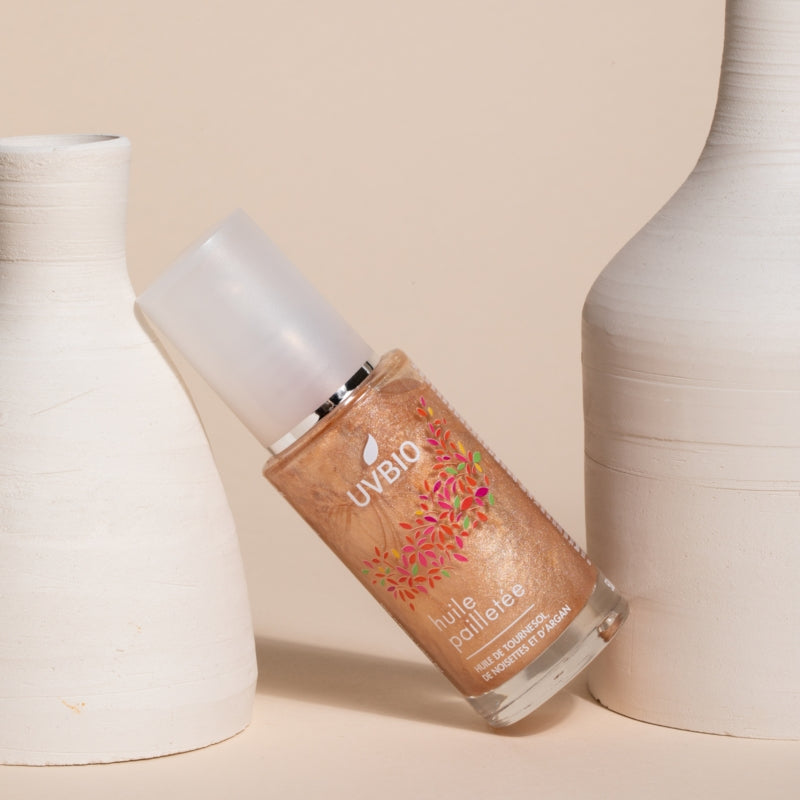 Huile pailletée BIO argan & noisette