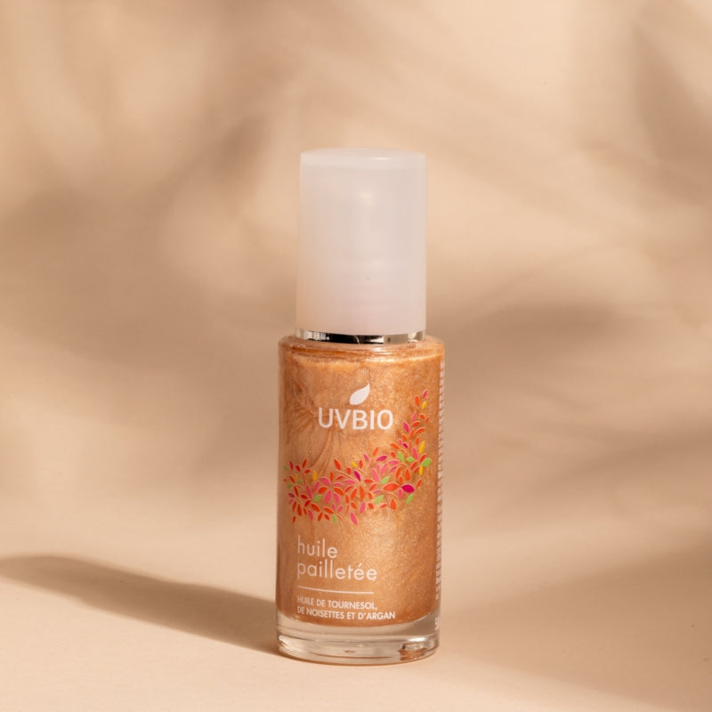 Huile pailletée BIO argan & noisette