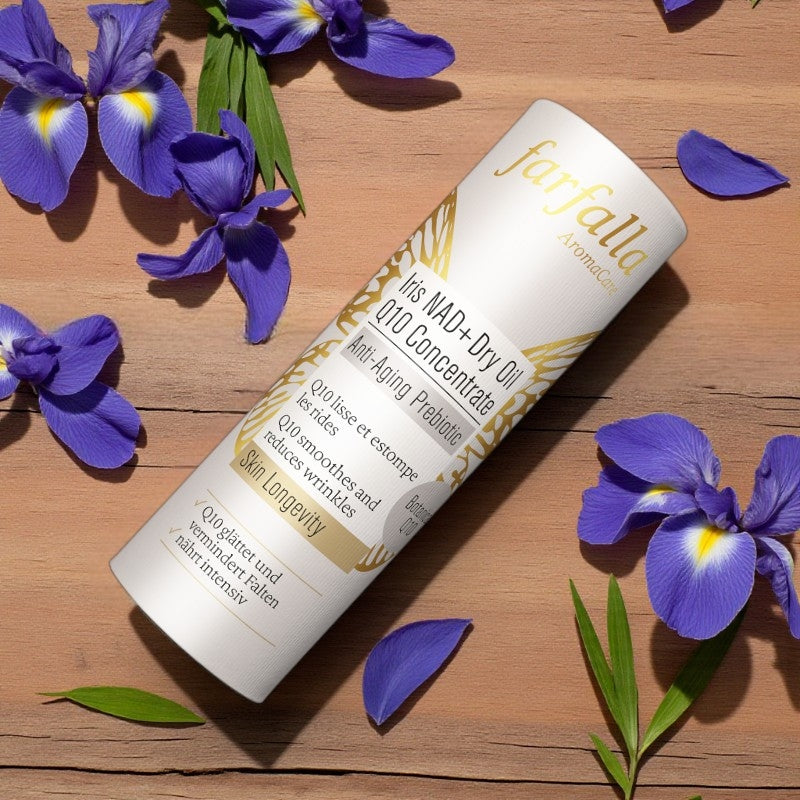 Farfalla - Huile sèche concentré de Q10 BIO iris NAD+ 15ml