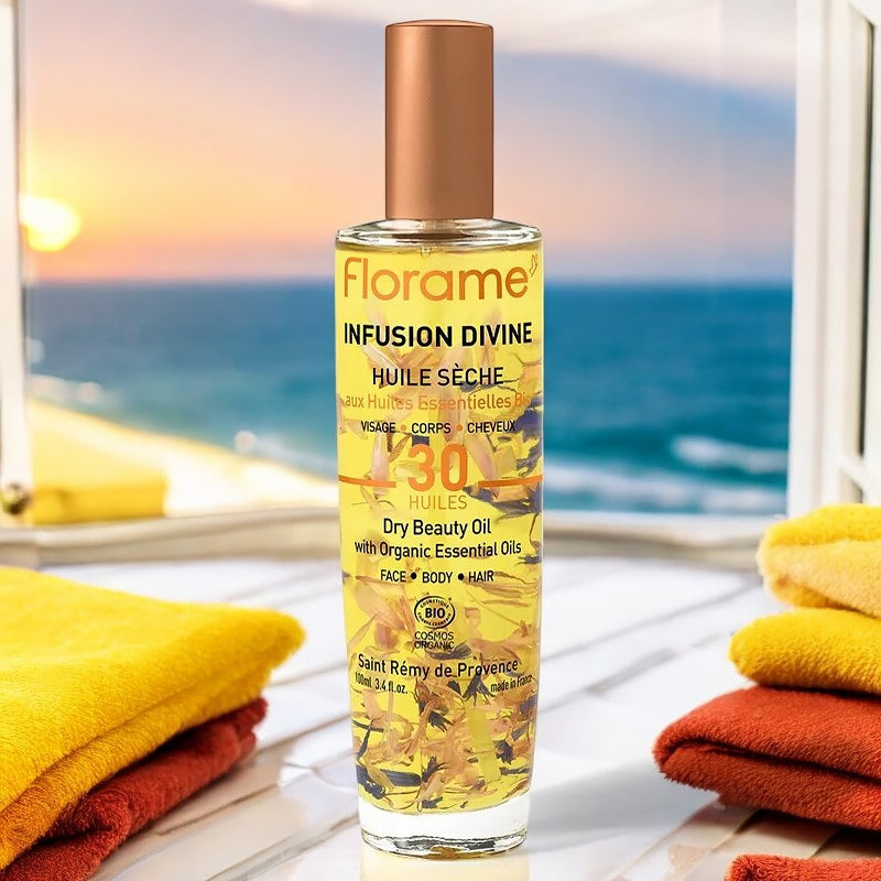 Florame - Huile sèche infusion divine BIO 30 huiles 100ml