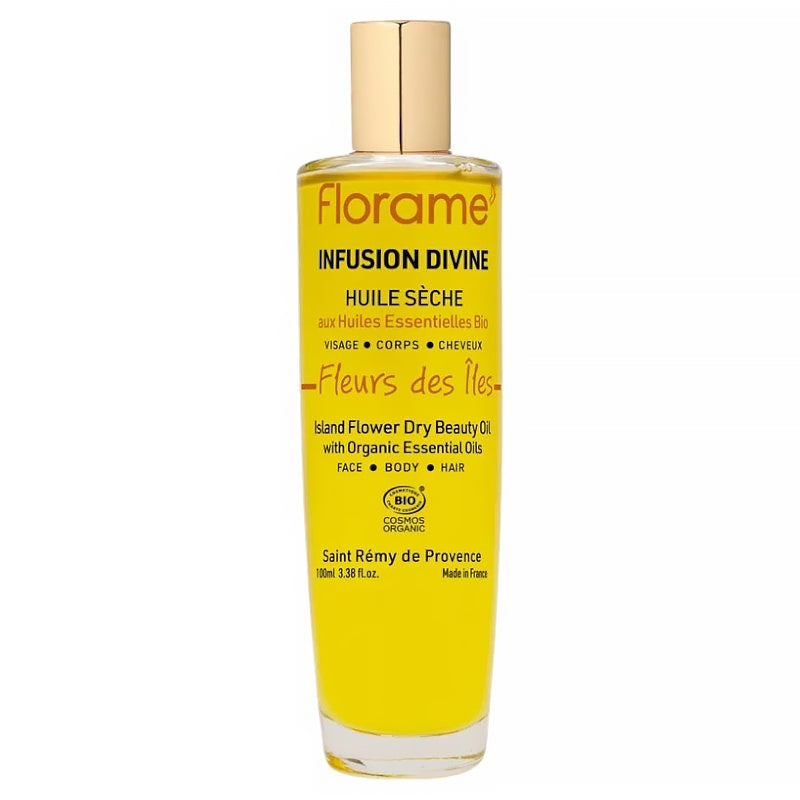Florame - Huile sèche infusion divine BIO fleurs des îles 100ml