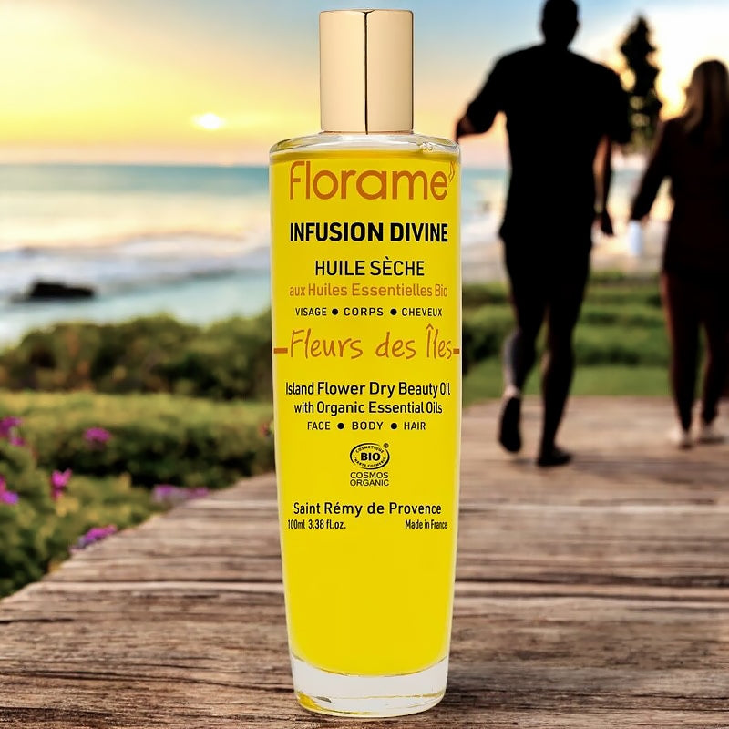 Florame - Huile sèche infusion divine BIO fleurs des îles 100ml