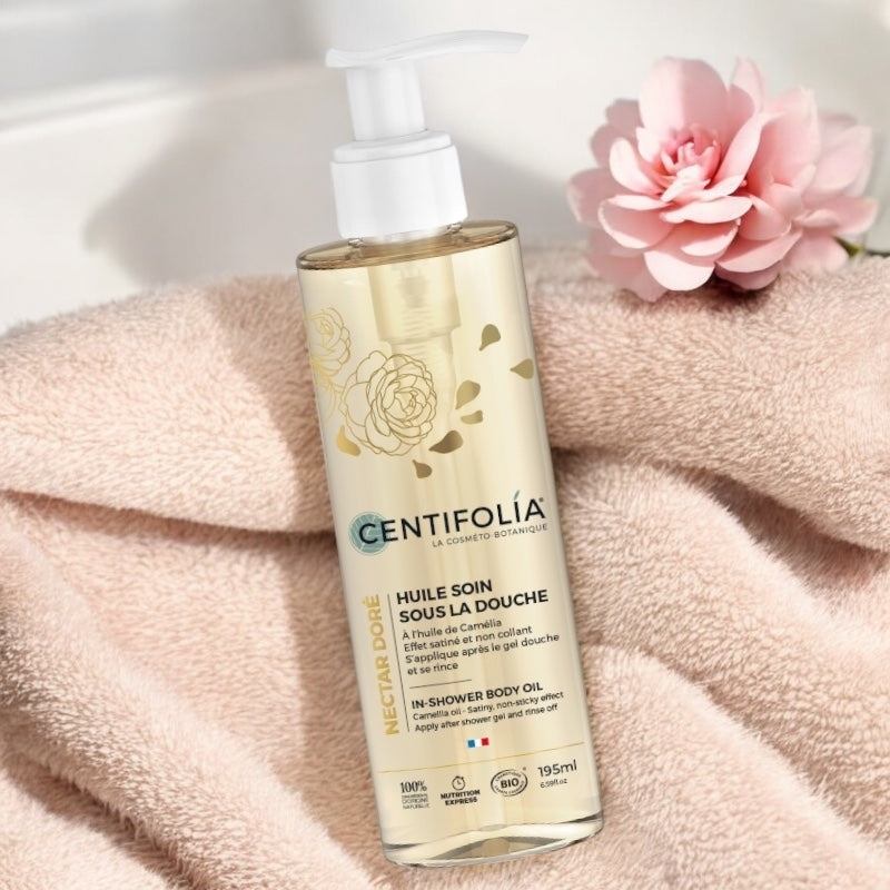 Centifolia - Pflegendes Duschöl Kamelie Goldener Nektar BIO 195ml