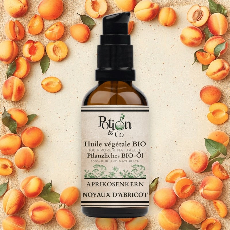 Huile de noyau d'abricot BIO Potion & Co 50ml