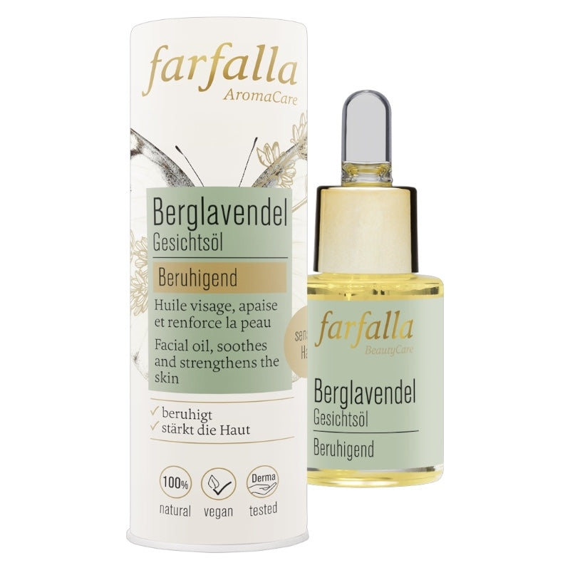 Farfalla - Beruhigendes Gesichtsöl Berglavendel BIO 15ml