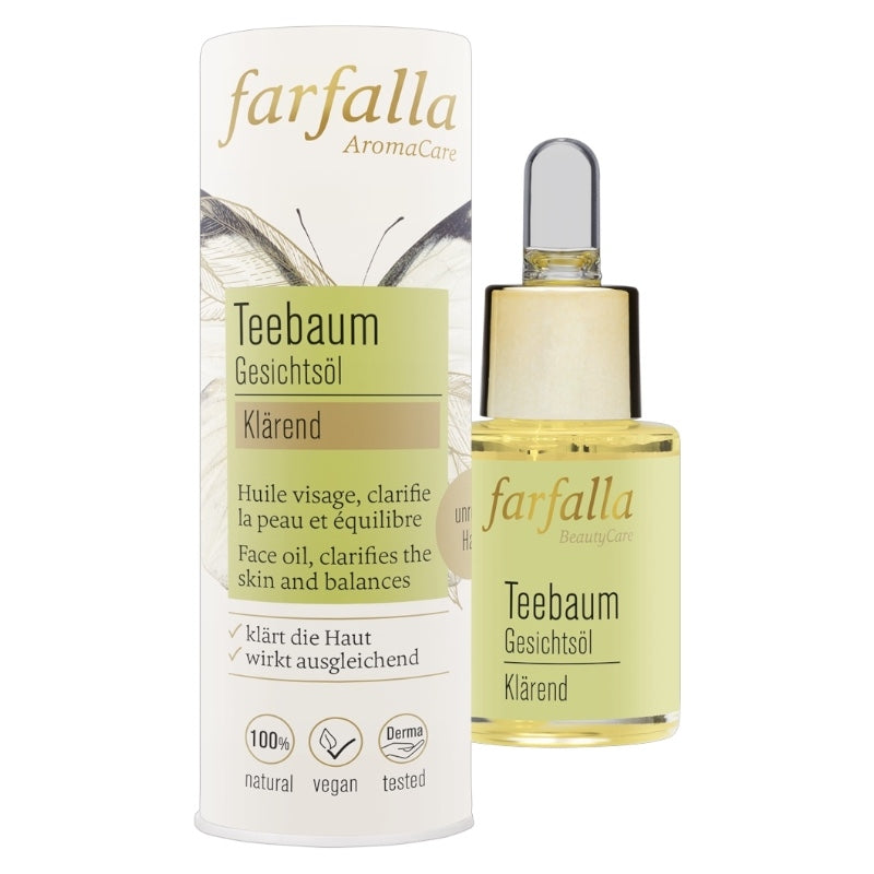Farfalla - Huile visage clarifiante BIO tea-tree 15ml