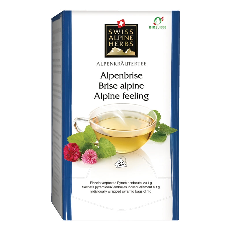 BIO-Alpenbrise-Aufguss - 24 Beutel - Schweizer Alpenkräuter