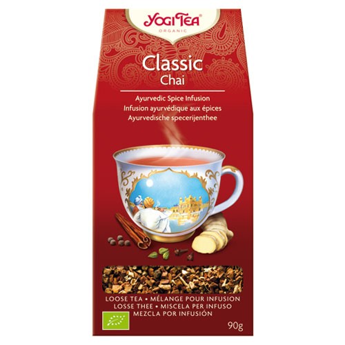 Bio-Zimt-, Ingwer- und Kardamom-Aufguss - Klassischer Chai - Yogi-Tee